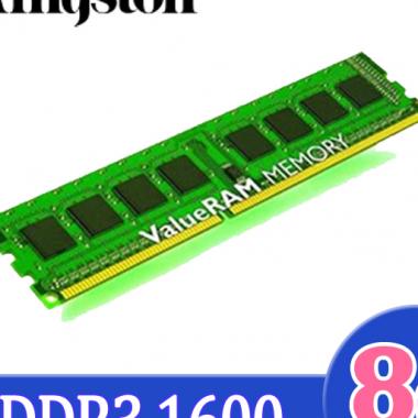 Kingston 8GB DDR3 1600 桌上型記憶體(KVR16N11/8)